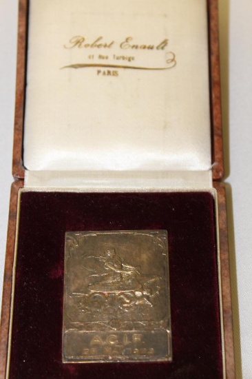 1922 Automobile Club Of France Race Medallion Rally Badge