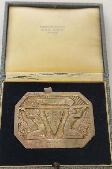 French Concours d'Elegance Automobile Race Medallion Rally Badge