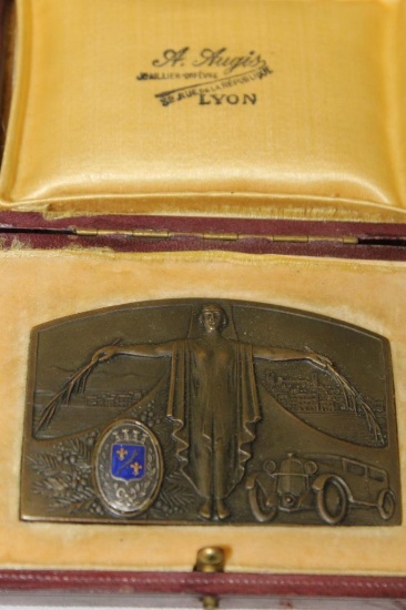 French Concours d'Elegance Automobile Race Medallion Rally Badge