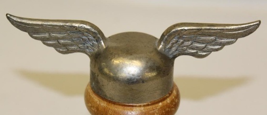 Winged Radiator Cap Hood Ornament