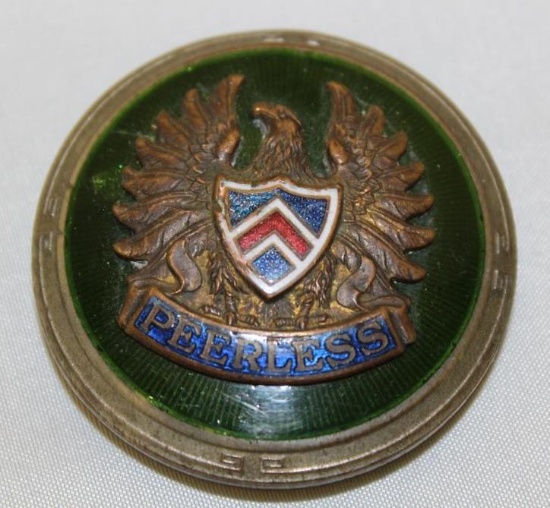 Peerless Motor Car co Radiator Emblem Badge