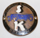 Schmidt & Koch Automobile Emblem Badge