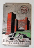 1937 French Automobile Club Race Medallion Rally Badge