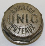 UNIC G. Richard Puteau Brass Threaded Hubcap