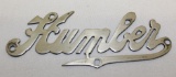 Humber Motor Car Co Brass Radiator Script
