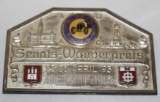1931 German Automobile Rally Badge Race Medallion Hamburg