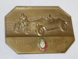 1931 German Worlitz Automobile Motorcycle Rally Badge Race Medallion