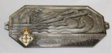 1932 Italy Santa Margherita Automobile Rally Badge Race Medallion