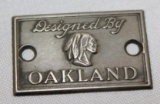Pontiac Oakland Bodytag Emblem Badge