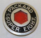 Packard Motor Car Co Super 8 Automobile Emblem Badge