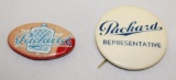 Pair of Packard Motor Car Co Pin Badges