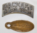 Packard Motor Car Co Award Badge & FOB