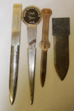 Group of 4 Buick GM Fisher Body Advertising Letter Openers