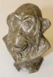 Chimpanzee Automobile Radiator Mascot Hood Ornament by Dreux