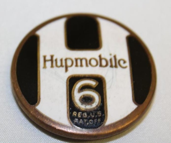 Hupmobile 6 Motor Car Co Radiator Emblem Badge