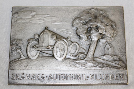 Skanska Automobile Club Race Medallion Rally Badge