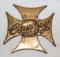 Brass Crossley Motor Car Co Radiator Emblem Badge