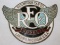 REO Model F Radiator Emblem Badge