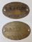 2 Packard Studebaker of South Bend Automobile Serial No Tags Emblem Badges