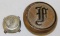 2 Franklin Motor Car Co Radiator Emblem Badges