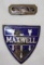 Maxwell Motor Car Co & Pierce Arrow Radiator Emblem Badges