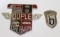 2 Coachwork Automobile Emblem Badges Bertone Duple