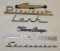 Group of 6 Automobile Radiator Emblem Script Studebaker, President, Lark