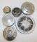 Group of Buick Motor Car Co Automobile Threaded Hubcaps