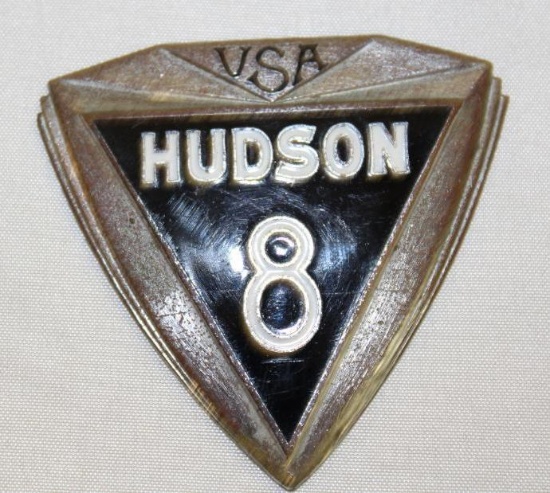 Hudson 8 Radiator Emblem Badge