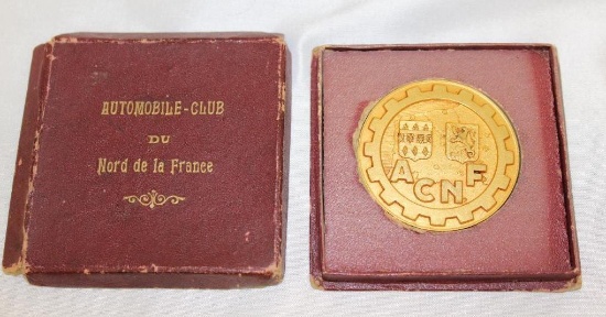 Automobile Club of Northern France Race Medallion Rally Badge