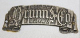 Brunn & Co of Buffalo Coachbuilder Bodytag Emblem