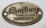 Raulang of Cleveland Coachbuilder Bodytag Emblem