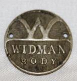 Widman Coachbuilder Bodytag Emblem