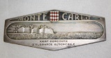 1948 Monte Carlo Concour de Elegance Rally Badge Race Medallion