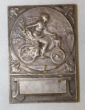 Early French Automobile Club Rally Badge Race Medallion Pyrenees