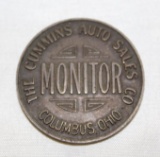 Monitor Cummins Auto Sales Radiator Emblem Badge