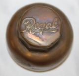 Brass Regal Automobile Threaded Hubcap