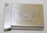 1945 Fisher Body Co Advertising Lighter of MI