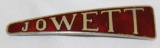Jowett Cars Ltd Radiator Emblem Badge