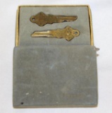 NOS Pair of Packard Crest Automobile Keys