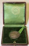 Early French Automobile Race Medallion Rally Badge of Paris