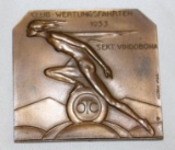 1933 German Automobile Competition Race Medallion Rally Badge