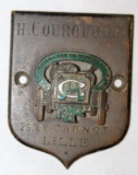 Early French Automobile Club Figural Race Medallion Award