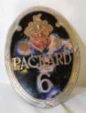 Packard 6 Crest Radiator Emblem Badge