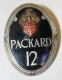 Packard 12 Crest Radiator Emblem Badge