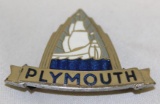 Chrysler Plymouth Radiator Emblem Badge