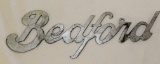 Bedford Motor Car Co Radiator Script Emblem