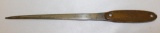 Ford Script Letter Opener The Bliss Auto Sales Co Toledo OH