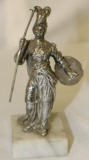 Female Medieval Warrior Radiator Mascot Hood Ornament
