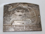 Early Italian Automobile Club Annual Tour of Roman Castles Rally Badge Medallion